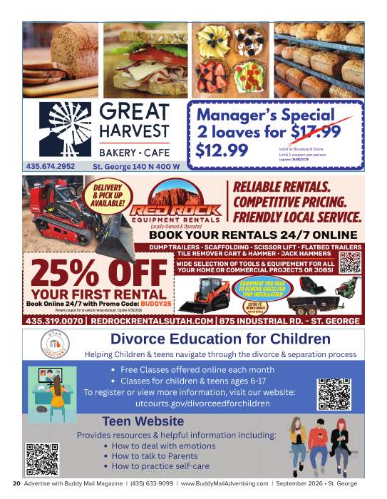 Great Harvest Bakery Cafe Buddy Mail advertisement