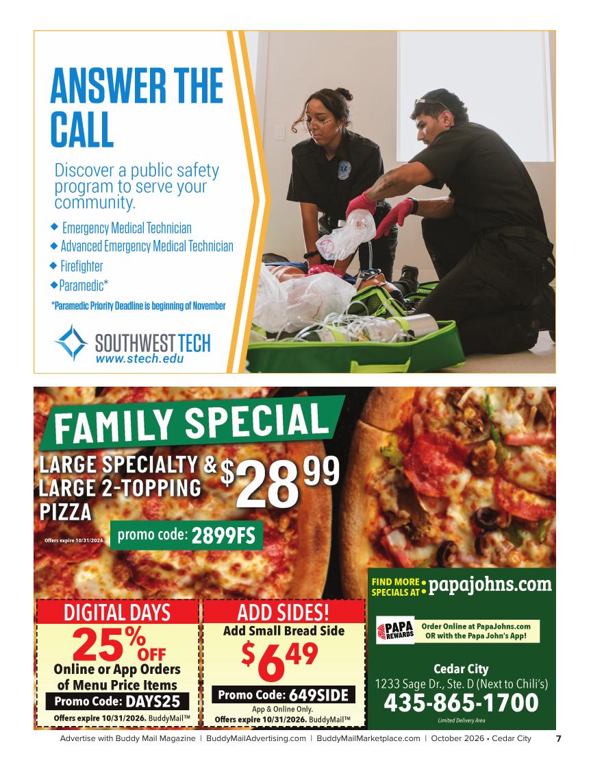 Southwest Technical College Buddy Mail advertisement