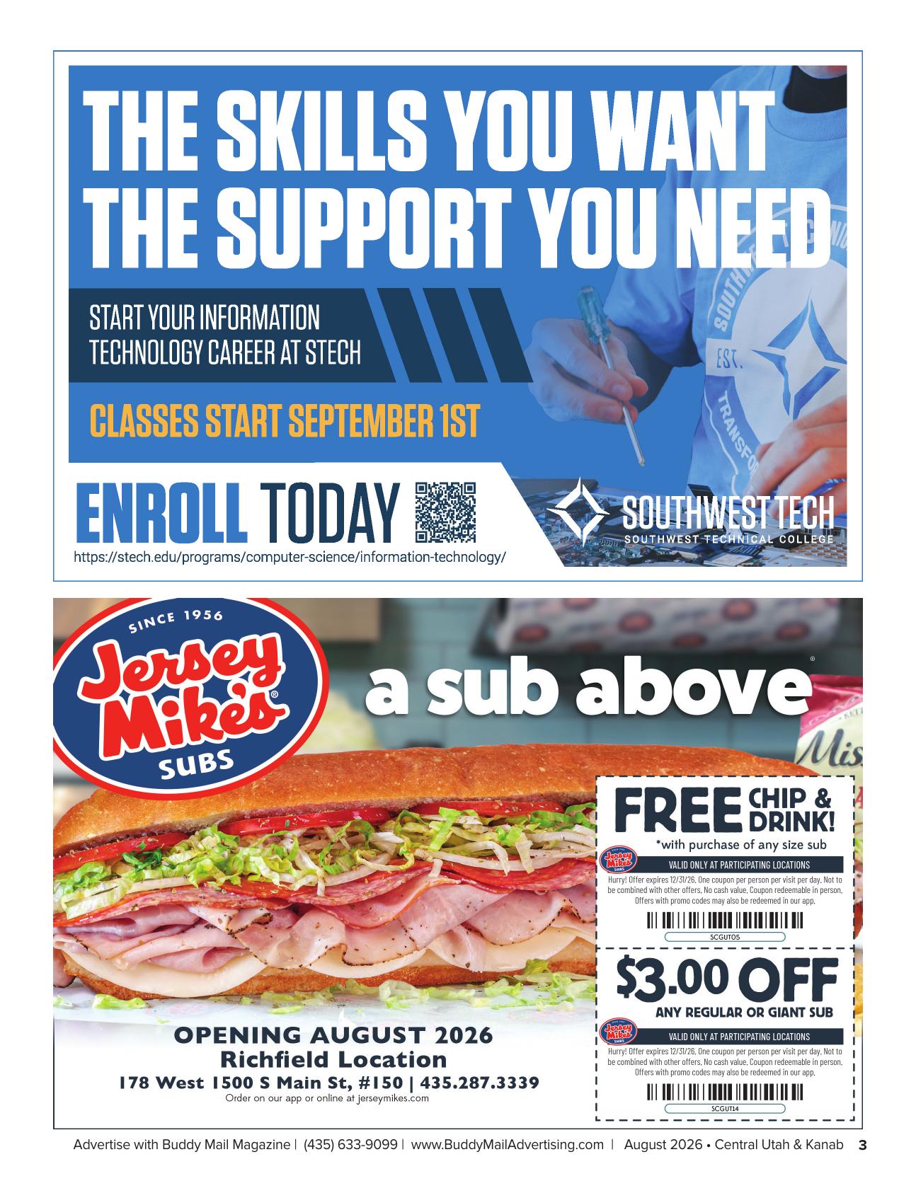 Jersey Mike’s Subs Buddy Mail advertisement