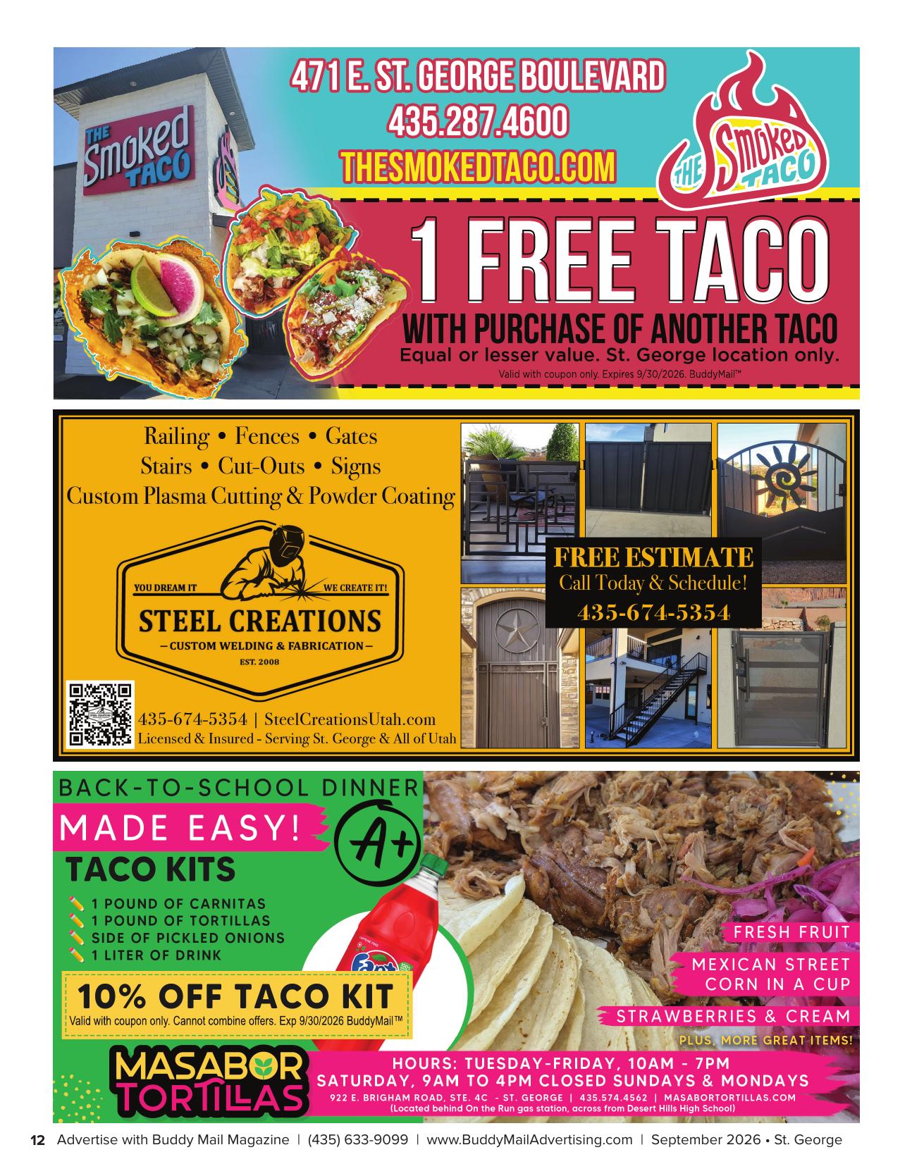 Masabor Tortillas Buddy Mail advertisement