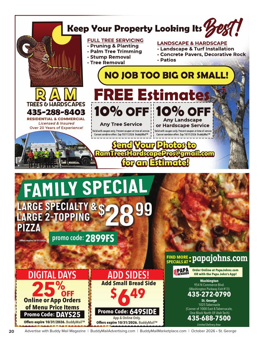 RAM Trees & Hardscapes Buddy Mail advertisement