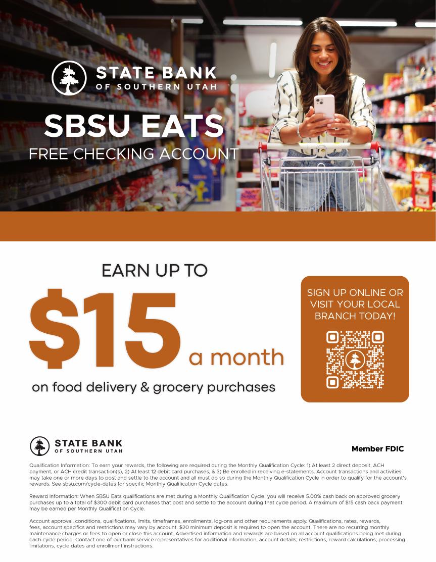 State Bank of Southern Utah Buddy Mail advertisement