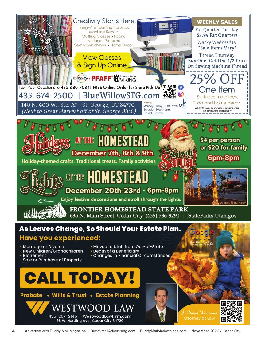 Cedar City Buddy Mail page 4