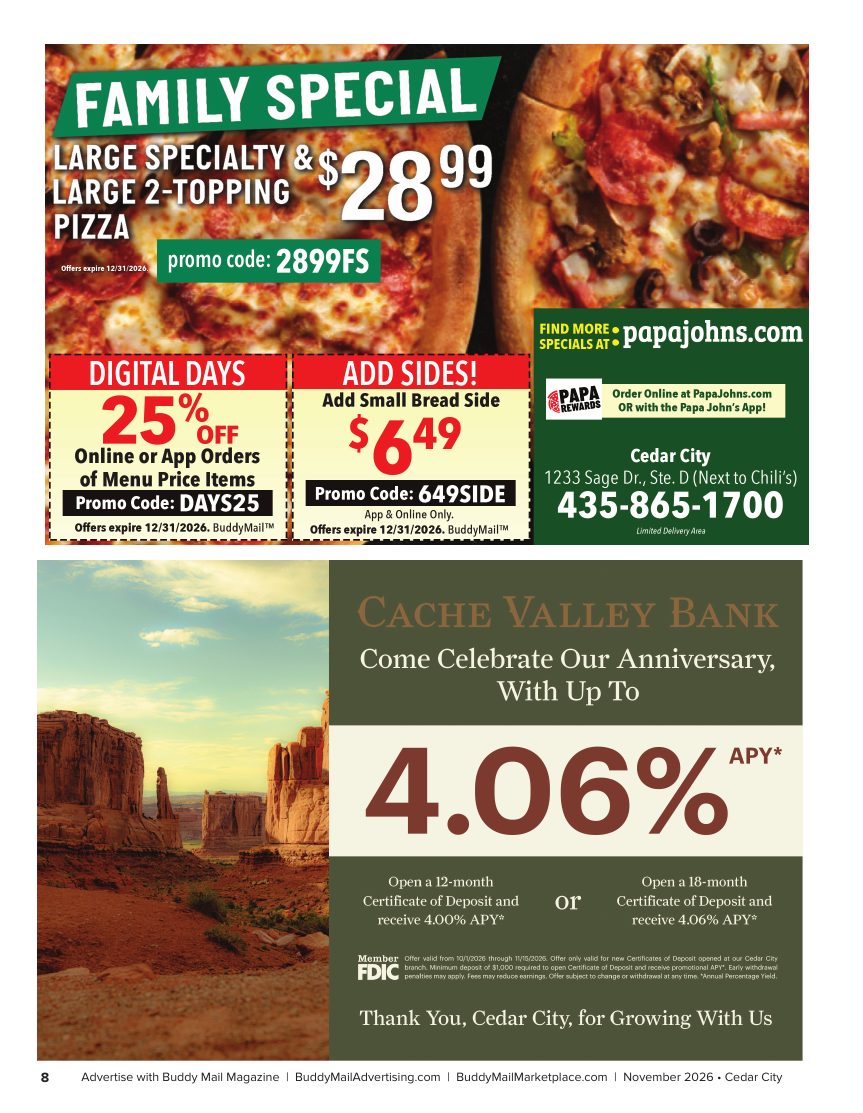Cedar City Buddy Mail page 8