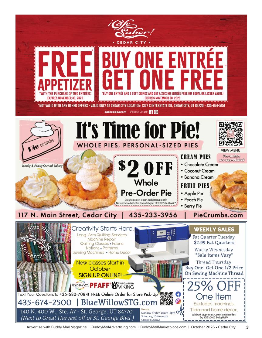 Cedar City Buddy Mail page 3